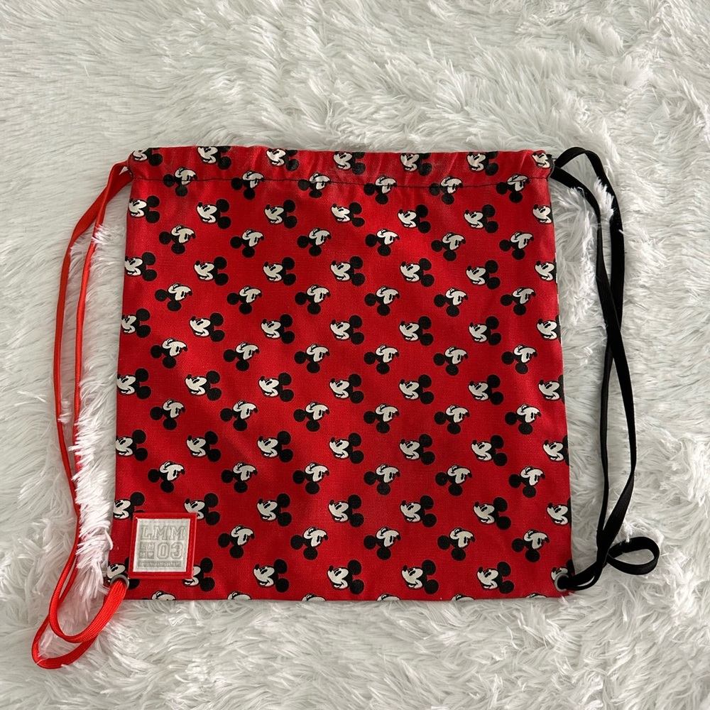 Disney Little Miss Matched‎ Mickey Mouse Drawstring Backpack Cinch Sack